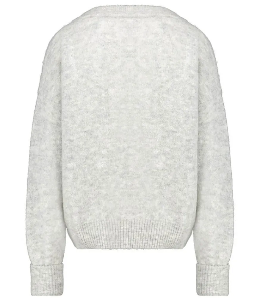 Sale Pull Col Bateau Vitow Gris Clair Chine Femme Mailles & Sweats