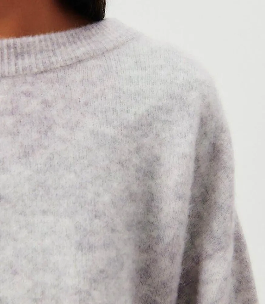 Sale Pull Col Bateau Vitow Gris Clair Chine Femme Mailles & Sweats