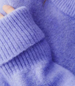 New Pull Col Bateau Vitow Iris Chine Femme Mailles & Sweats