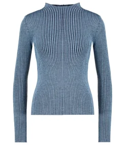 Sale Pull Cotele Lupetto Vanise Bleu Femme Mailles & Sweats