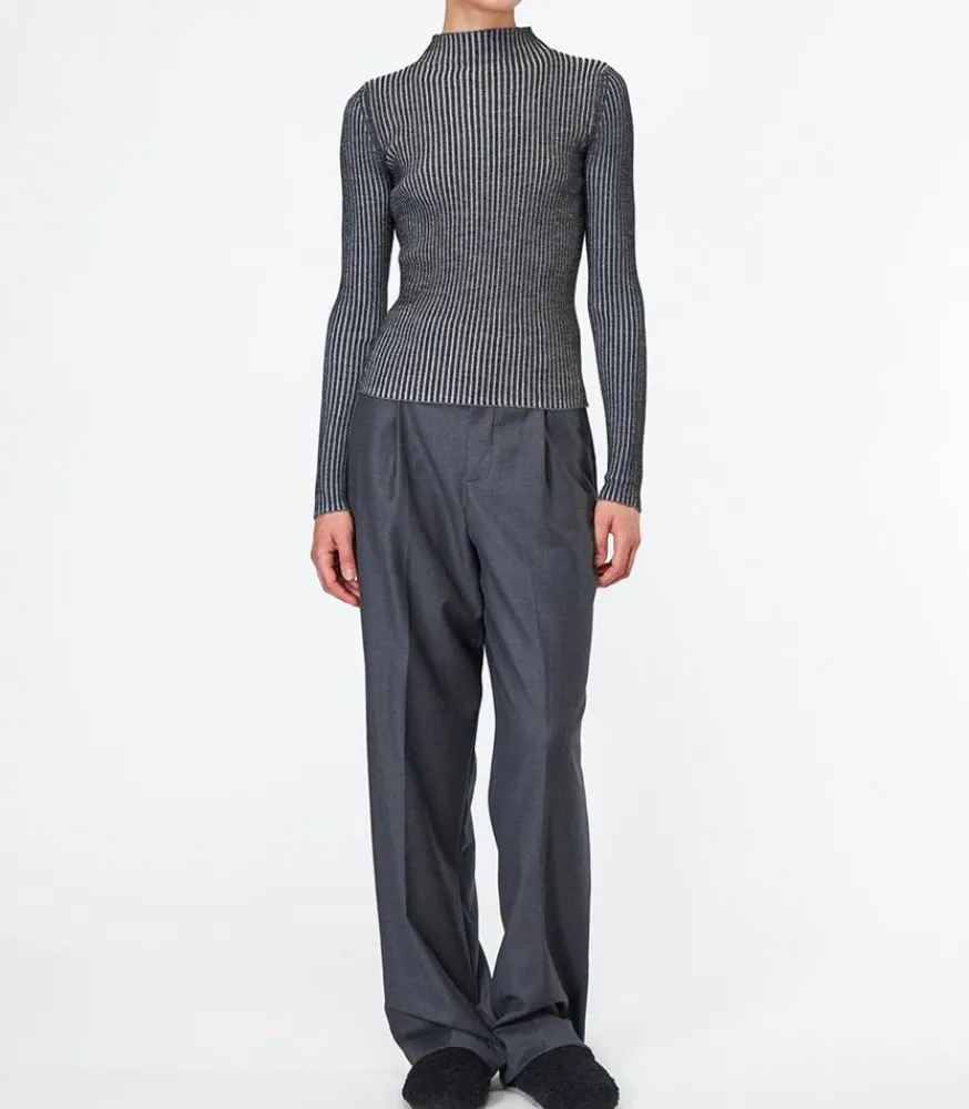 Online Pull Cotele Lupetto Vanise Gris Femme Mailles & Sweats