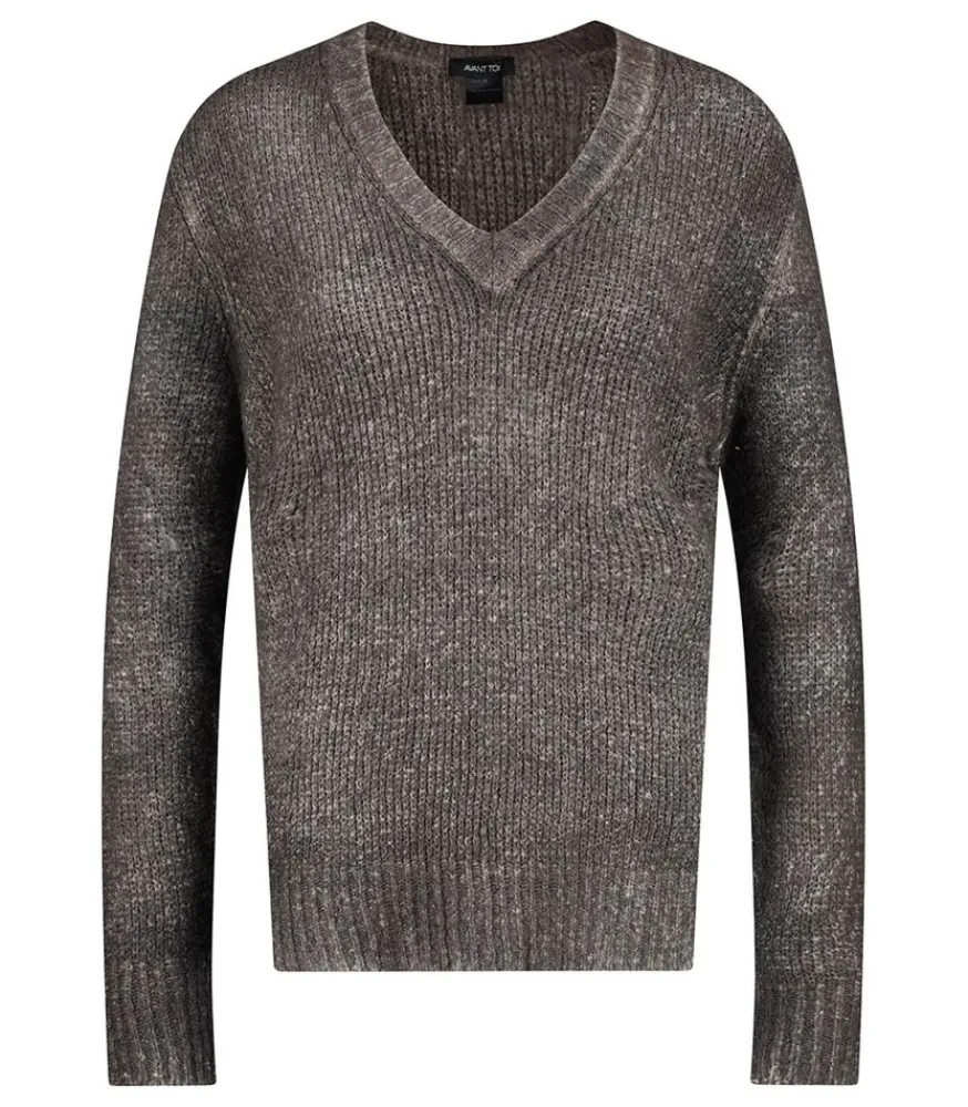 Online Pull En Maille Col V Carruba Femme Mailles & Sweats