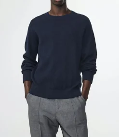 Pull Homme Kevin Navy Blue Homme Maille