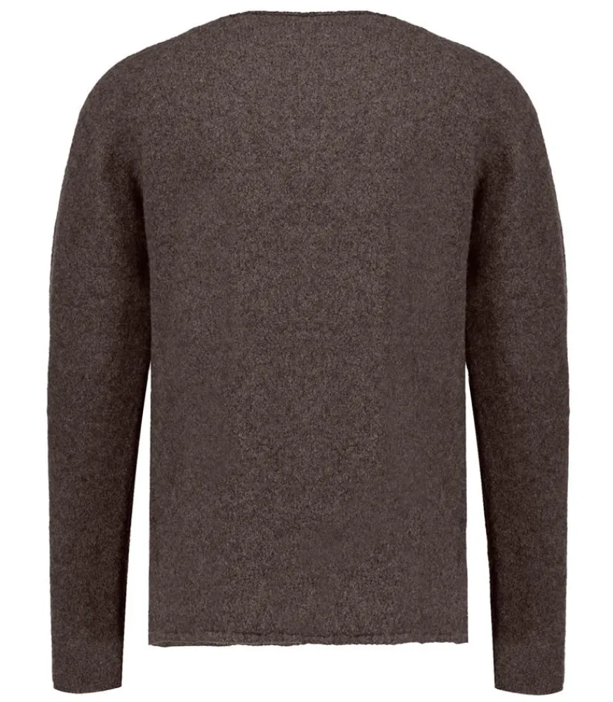 Online Pull Homme Marron Homme Maille