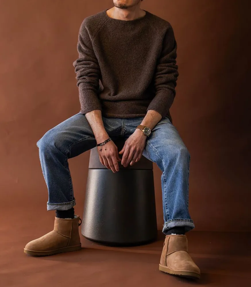 Online Pull Homme Marron Homme Maille