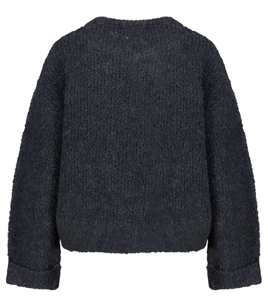 Discount Pull Zolly Anthracite Chine Femme Mailles & Sweats