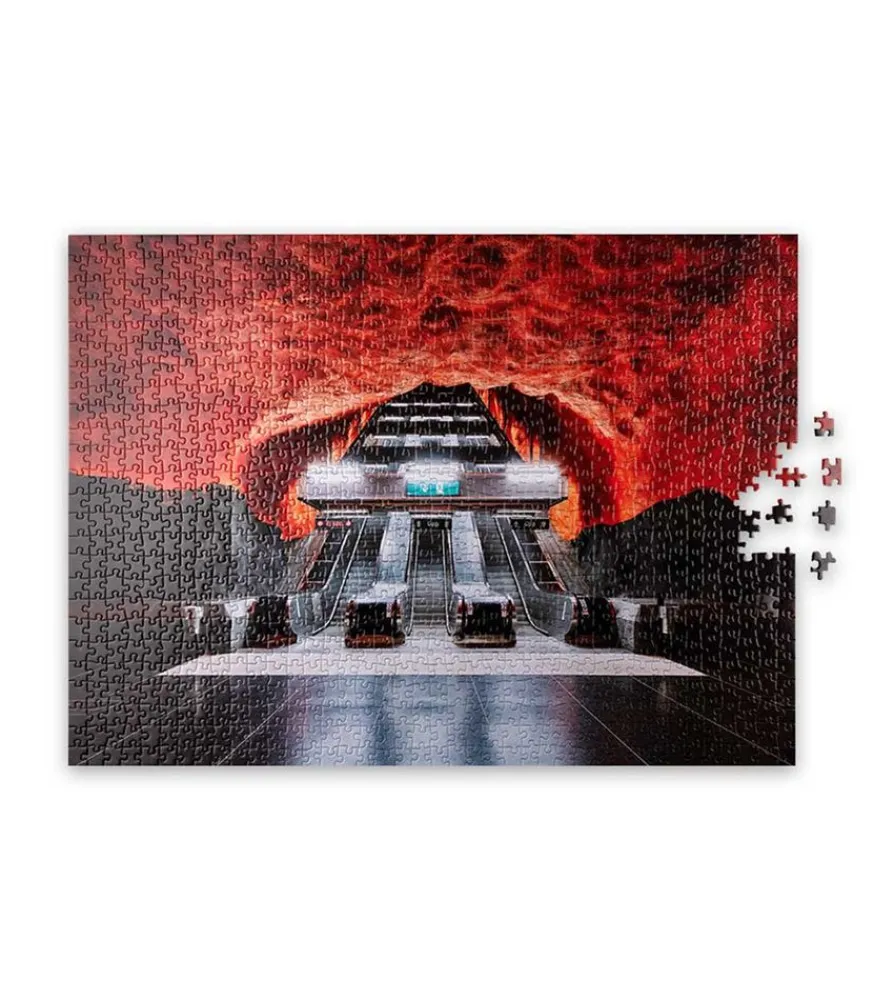 Hot Puzzle Subway Art Fire 1000 Pieces Jeux & Jouets