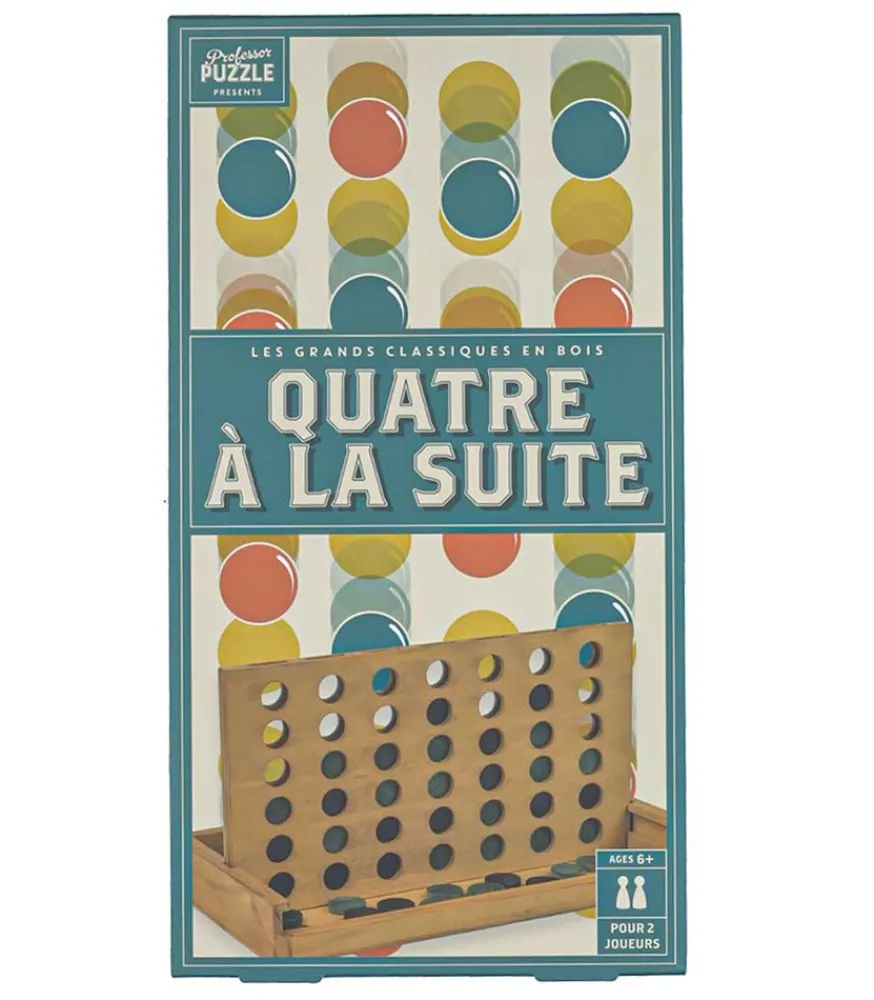 Best Quatre A La Suite En Bois Professor Puzzle Jeux & Jouets