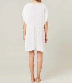 New Robe Courte Alexandrie Blanche Femme Robes