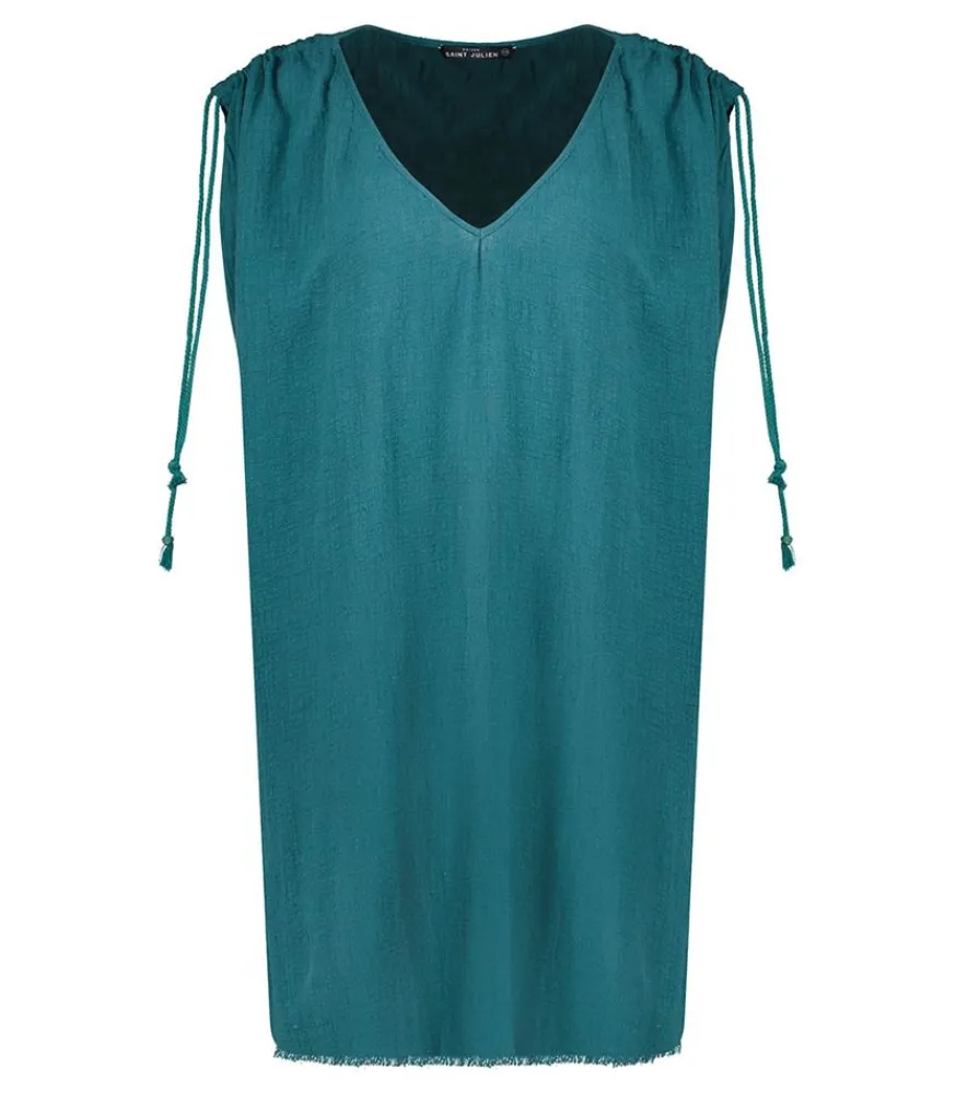 Discount Robe Courte Alexandrie Emeraude X Jane De Boy Femme Robes