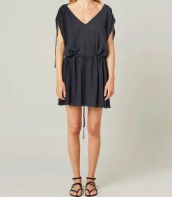 Outlet Robe Courte Alexandrie Noir Femme Robes