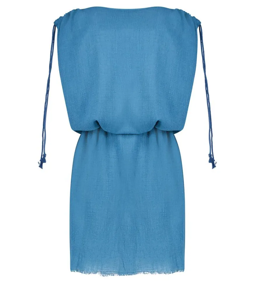 Best Robe Courte Alexandrie Petrole Femme Robes