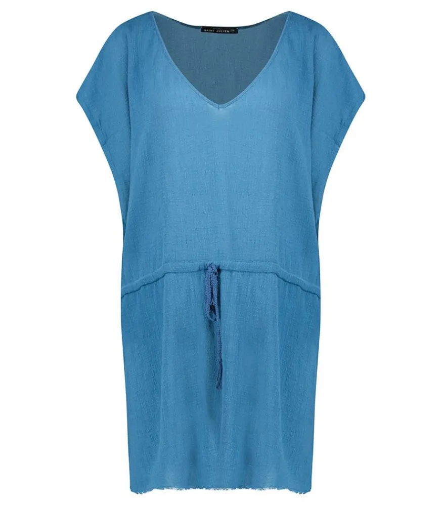 Best Robe Courte Alexandrie Petrole Femme Robes