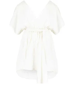 Robe Courte Empire Blanche Femme Robes