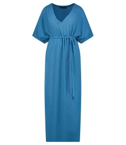Robe Kaftan Palma De Mallorca Petrole Femme Robes