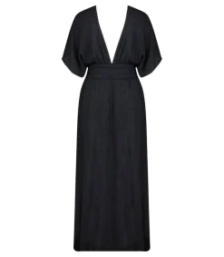 Discount Robe Longue Empire Black Femme Robes