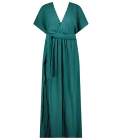 Robe Longue Empire Emeraude Femme Robes