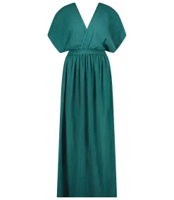 Robe Longue Empire Emeraude Femme Robes