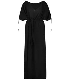 Online Robe Longue Kaftan Noir Femme Robes