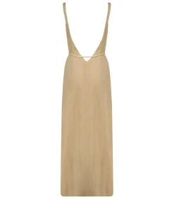 Clearance Robe Longue Palma De Mallorca Cafe Latte Femme Robes