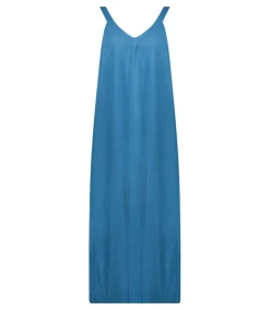 New Robe Longue Palma De Mallorca Petrole Femme Robes