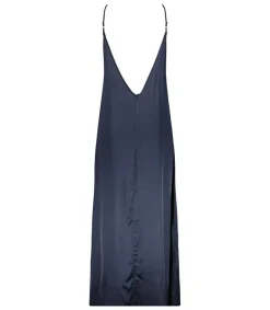 Clearance Robe Longue Rio Bleu Marine Femme Robes