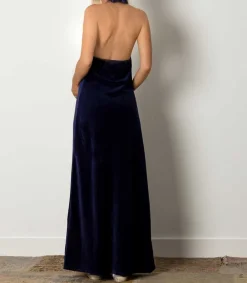 Discount Robe Mireille Bleu Mediterranee Femme Robes