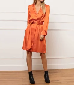 Sale Robe Paule En Soie Femme Robes