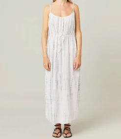 Robe Plissee Palm Beach Tie & Dye Blue/Grey Femme Robes