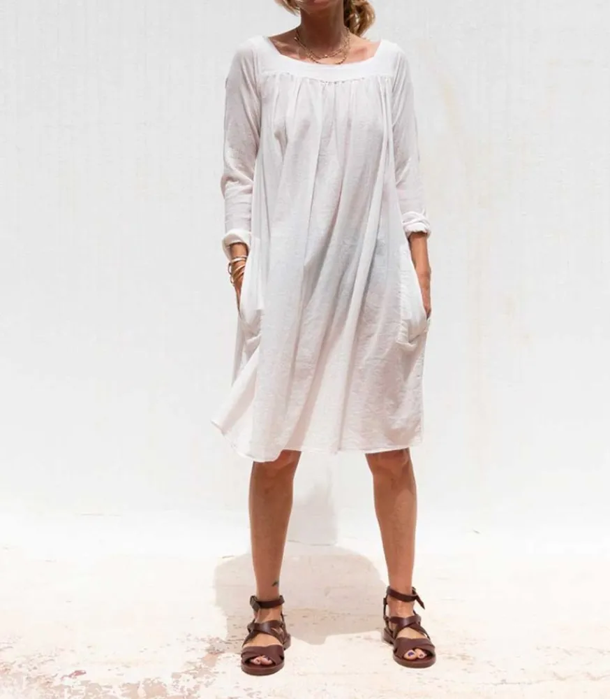 Online Robe Salt Lake Off White Femme Robes