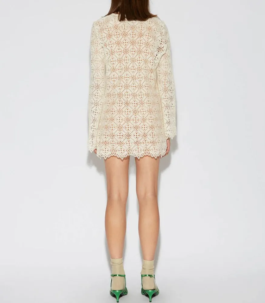 Outlet Robe Serge Crochet Lait Femme Robes