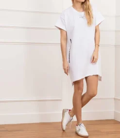 Best Robe Tee-Shirt Abby Blanc Femme Robes