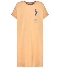 Sale Robe Tee-Shirt Abby Orange X Jane De Boy Femme Robes