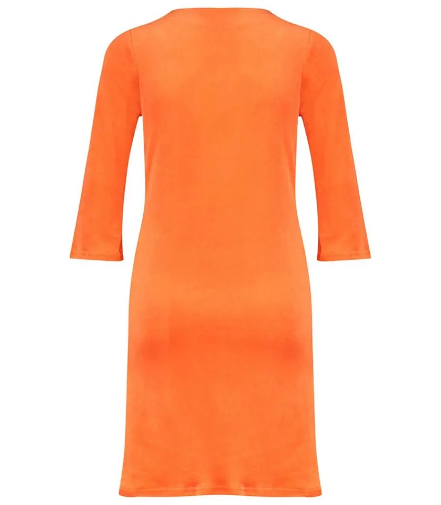 Sale Robe Verushka Orange Mecanique X Jane De Boy Femme Robes