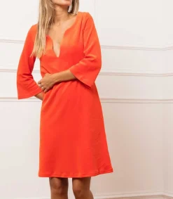 Sale Robe Verushka Orange Mecanique X Jane De Boy Femme Robes