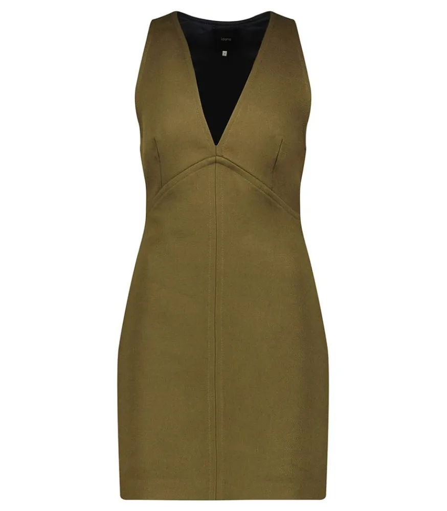 Outlet Robe Zenaide Olive Femme Robes