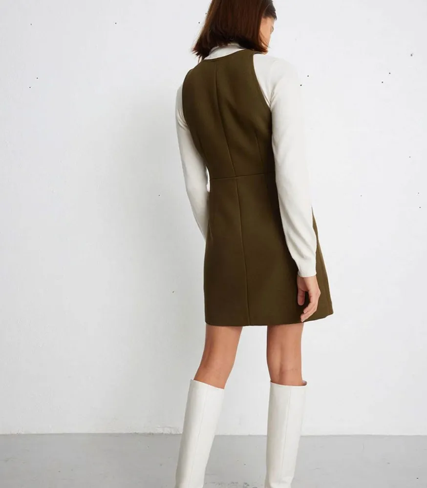 Outlet Robe Zenaide Olive Femme Robes