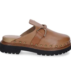 Sale Sabot Vacheta Beige Femme Sabots