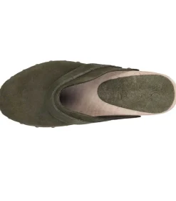 New Sabots Kety Daim Kaki Femme Sabots