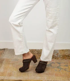 Best Sabots Kety Daim Musk Femme Sabots