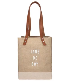 Outlet Sac Equitable Wine Bag Jane De Boy Natural Femme Cabas & Paniers