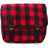 Outlet . Grand Toile Ecossais Rouge Femme Sacs Bandoulière