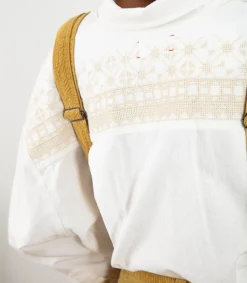 Discount Salopette En Velours Cotele Loonie Ocre De Sienne Femme Combinaisons