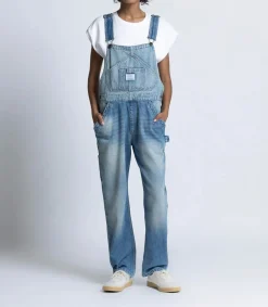 Online Salopette New Yorker Denim Wash R7 Femme Combinaisons