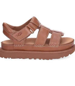 Best Sandales A Plateforme Goldenstar Tan Femme Sandales & Tongs