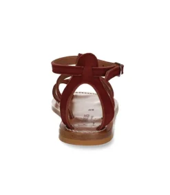 Discount Sandales Antioche Cuir Velours Fisterra Femme Sandales & Tongs