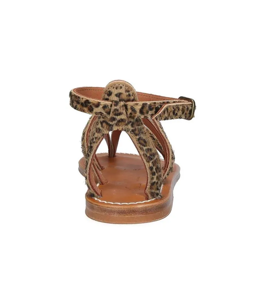 Online Sandales Epicure Horsy Baby Leopard Femme Sandales & Tongs