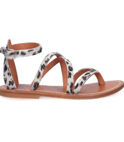 Sandales Epicure Leopard Femme Sandales & Tongs