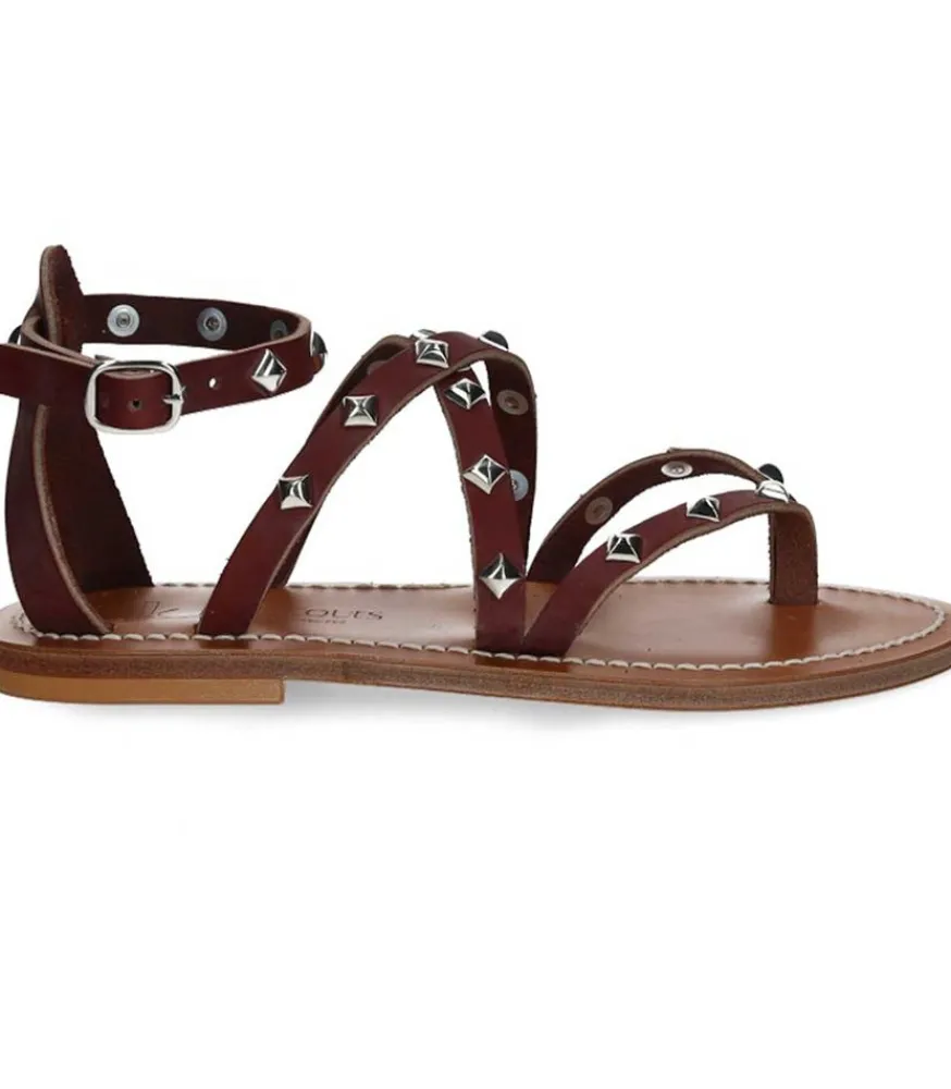 Sale Sandales Epicurepyr Bordeaux Femme Sandales & Tongs