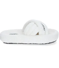 Hot Sandales Niloo En Eponge Ecru Femme Sandales & Tongs